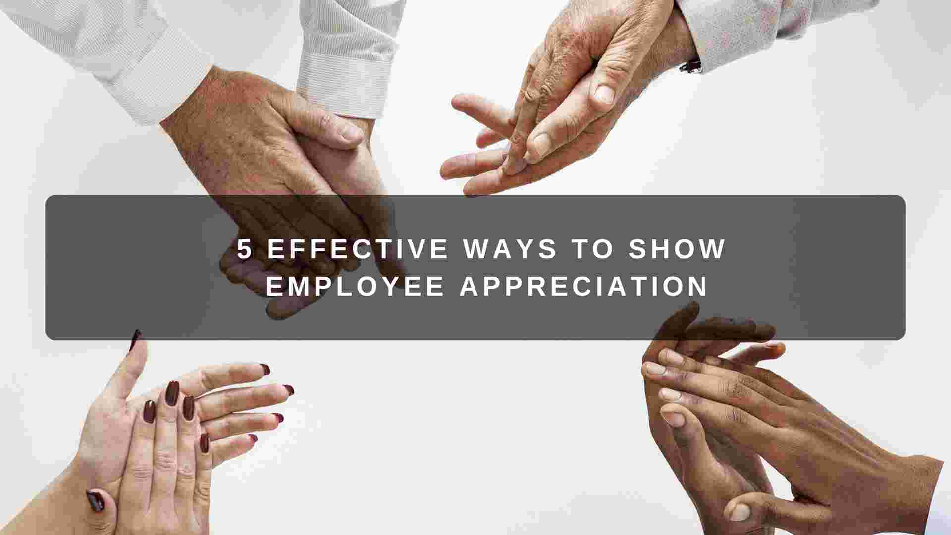 5 Effective Ways to Show Employee Appreciation - Greco Promotions