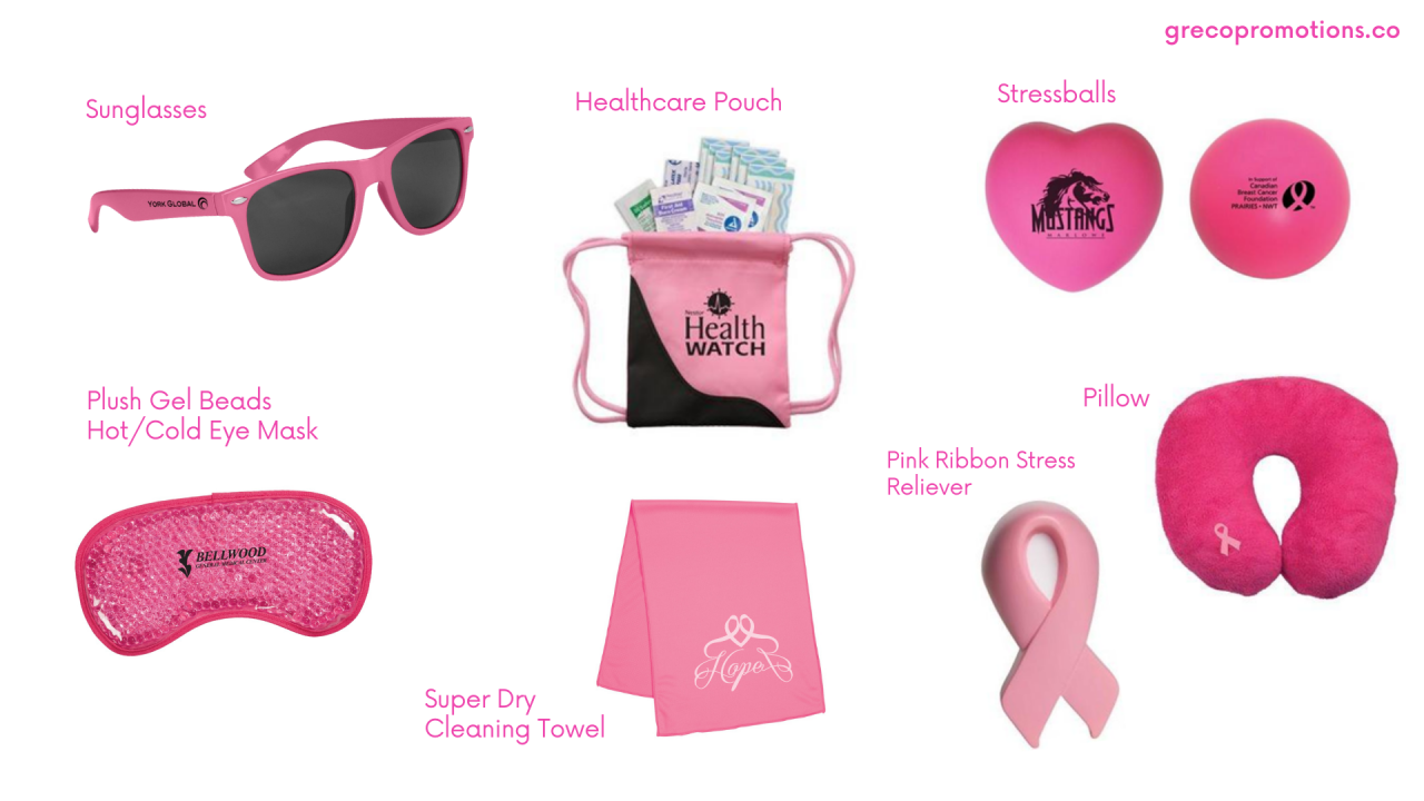 All Things Pink SWAG Ideas to Raise Breast Cancer Awareness Greco Promotions